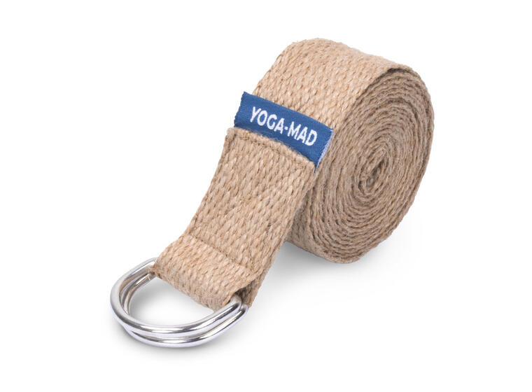 Yoga Strap 2,5 m Yogabelte i jute 