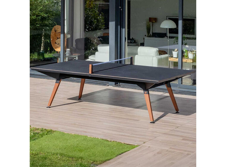 Bordtennisbord Cornilleau Lifestyle Svart | Utendørs | Med nett 