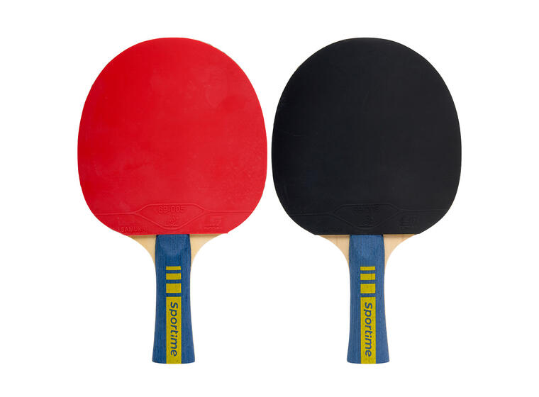 Bordtennissett Sportime Sett med 4 racketer og 10 baller 