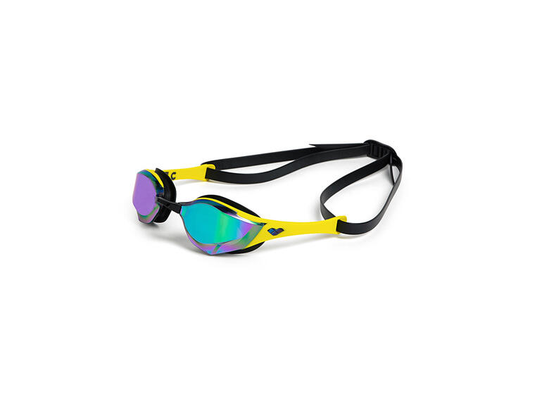 Cobra Edge Swipe Mirror Svømmebrille Arena | Speil/Gul | Racing brille 