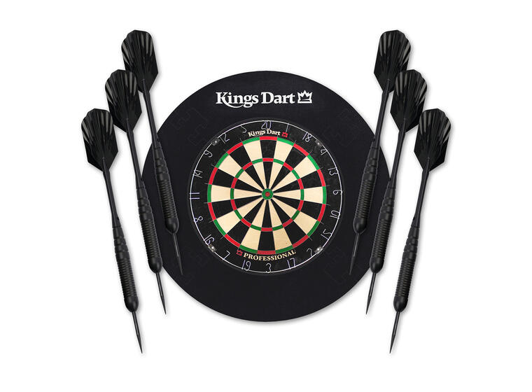 Dartskive Kings Dart First 2.0 Proff Dart | Surround | 6 piler 