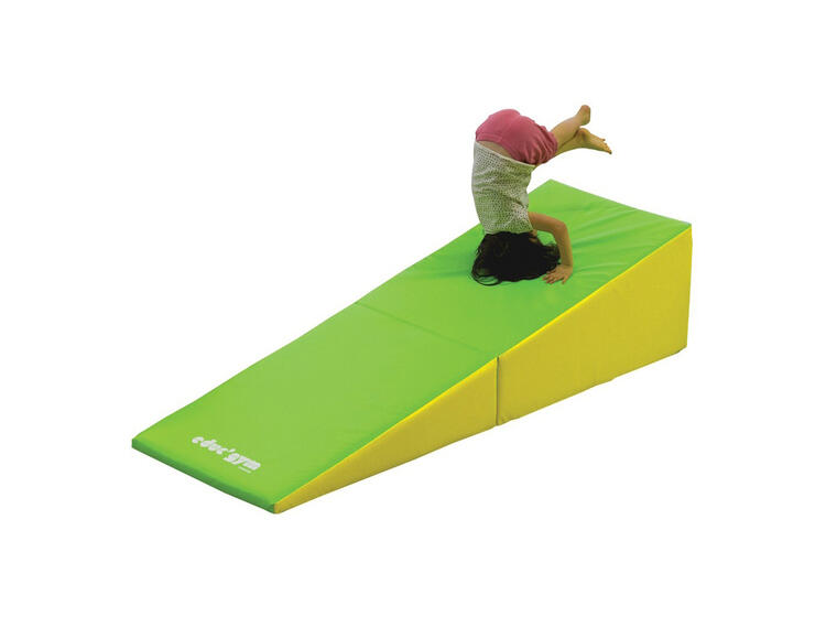 Educ'Gym Skummodul Kile 200x70x48 cm | Gul og lime 