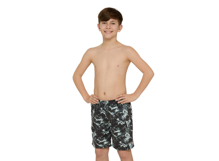 Hydro 15 Badeshorts jr 140cm Zoggs | Svart/Flerfarget | Ecodura 