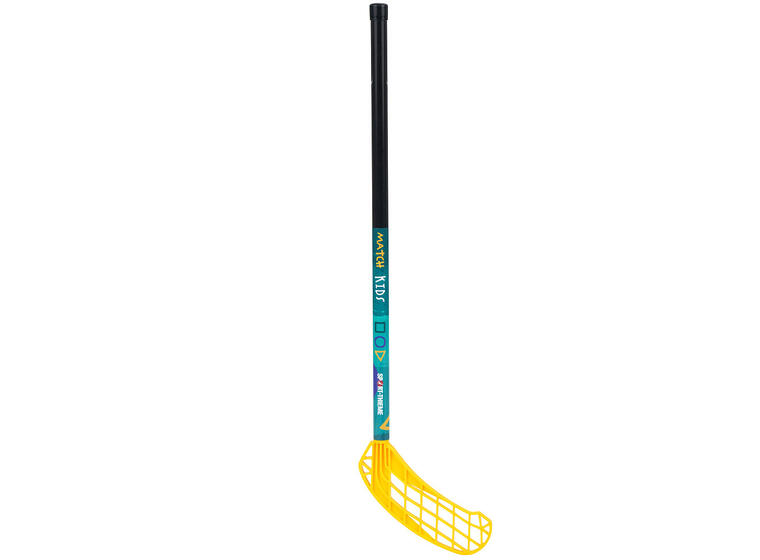 Innebandykølle Match Kids 70 cm gul Rett blad 
