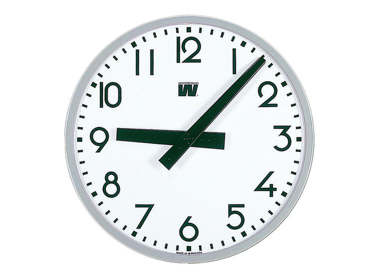 Klokke til svømmehall Quartz | 60 cm Analog klokke til våtrom | 230VAC 