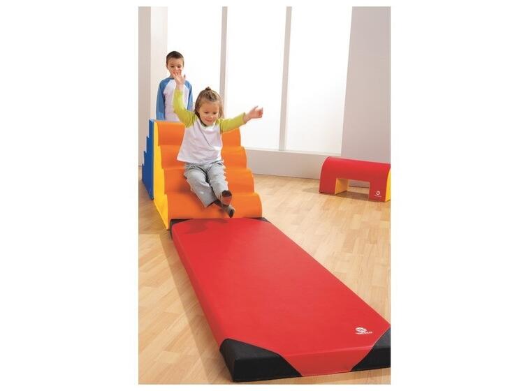 Lekematte 180 x 60 x 7 cm | Oransje Matte med hjørneforsterkning 