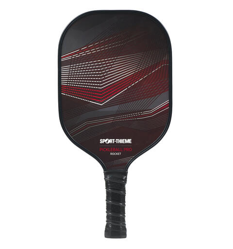 Pickleballracket Sport-Thieme Rocket Trening og match | 10mm | R&#248;d/Svart