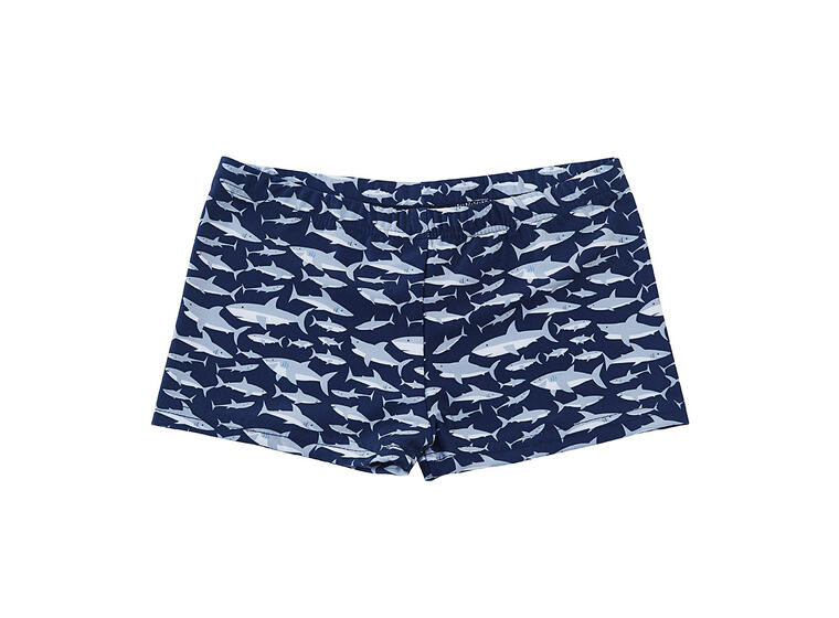 Sharks Trunk Badebukse 128-134cm Slipstop | Flerfarget | Polyamid/Elastan 