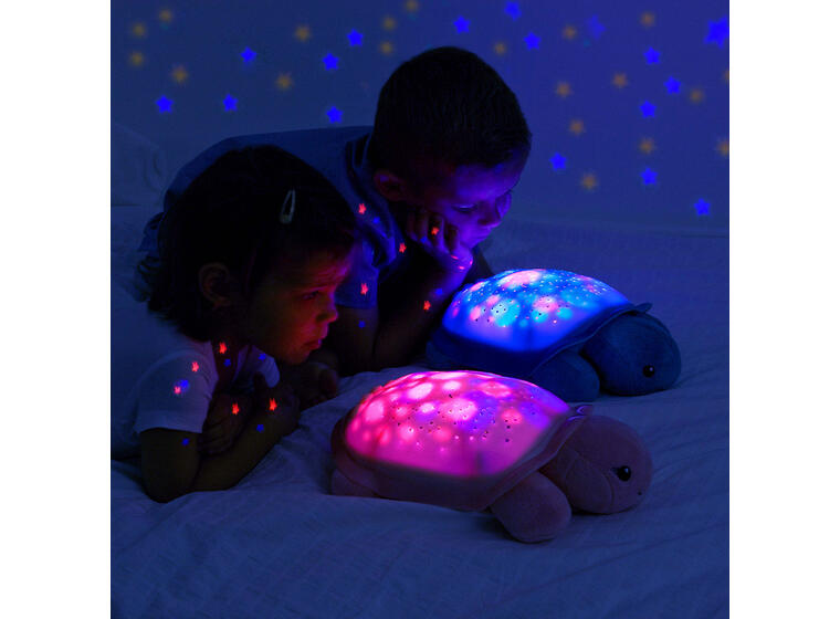 Skilpadde lampe Twilight Blå Med lys og lyd 