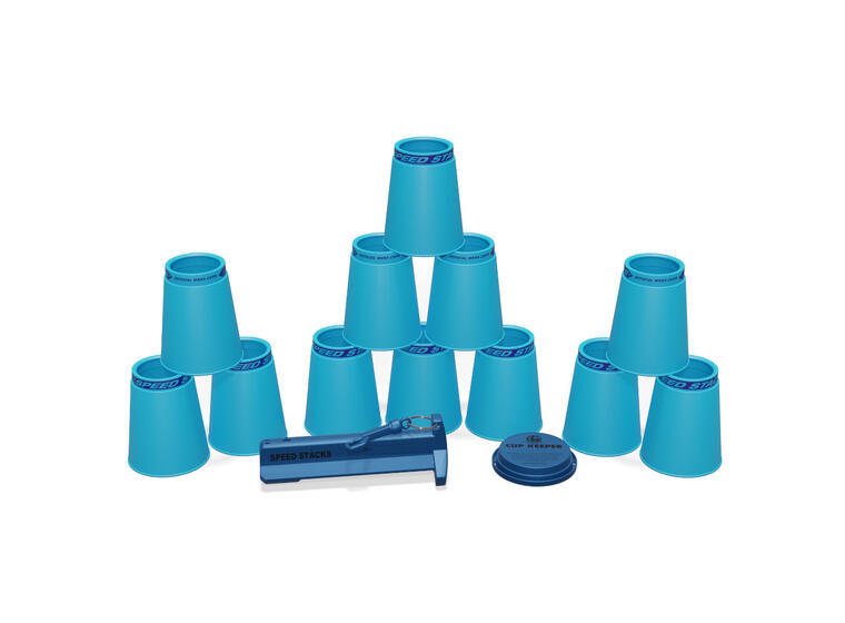 Speed Stacks Pro Sett PS2X Kopper med holder - Light Blue 