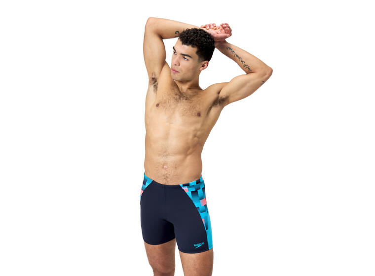 Splice Mid Jammer Badebukse 34 Speedo | Marine/Blå | Endurance+ MAX 