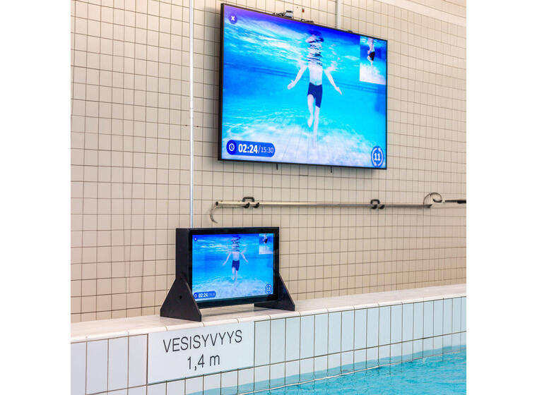 Waterbic 32" berøringsskjerm Vanntreningsskjerm Komplett m leieavtale 