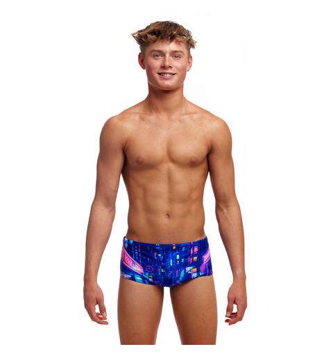 Cyber City Badebukse jr Funky Trunks | Sidewinder Trunks