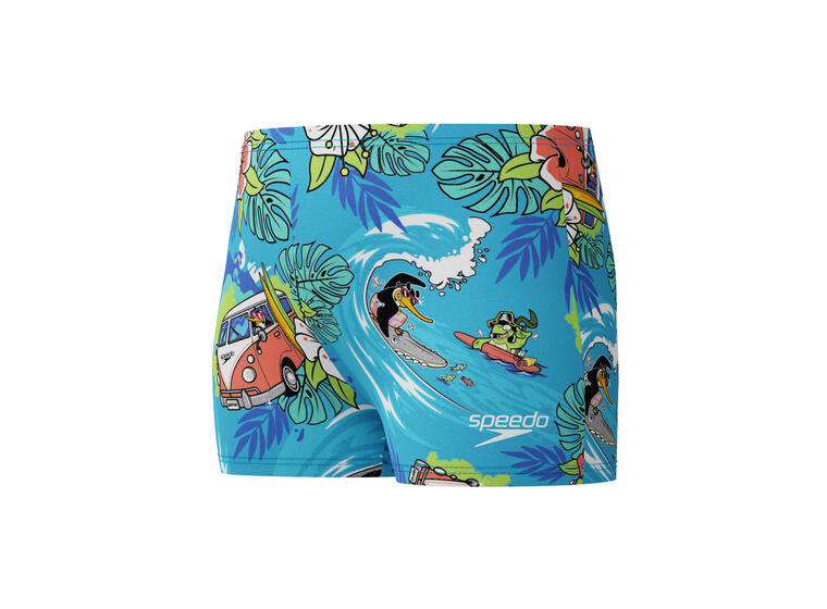 Digital Aquashort Badebukse jr 104 Speedo | Picton Blue | EnduraFlex 