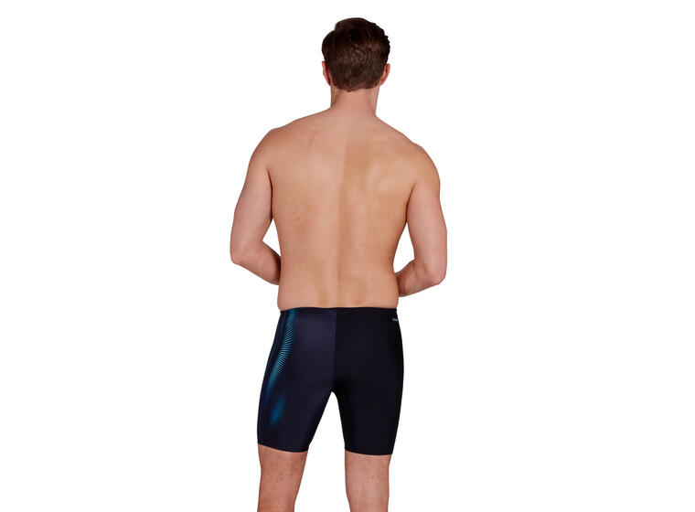 Extender Mid Jammer Badebukse 32 Zoggs | Svart/Flerfarget | Ecolast + 