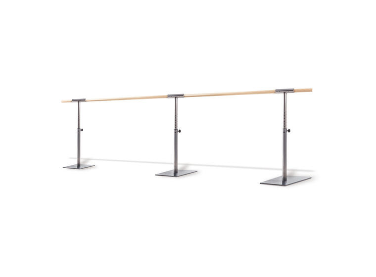 Frittstående Ballettbarre - Isa 400 cm 1 barre | høydejustering | m/hjul 