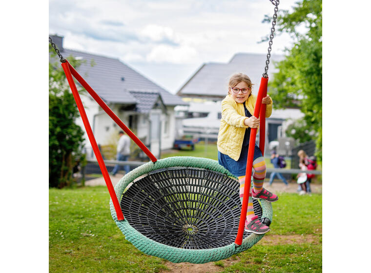 Fugleredehuske Orginal D120cm Grønn birdnest med gummidekke 