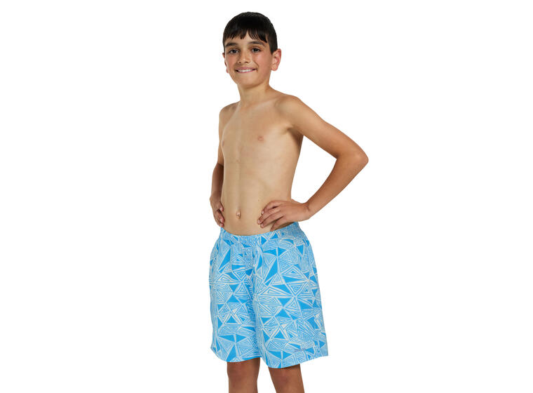 Geometric Printed 15 Badeshorts jr 128 Zoggs | Blå/Hvit | Ecodura 
