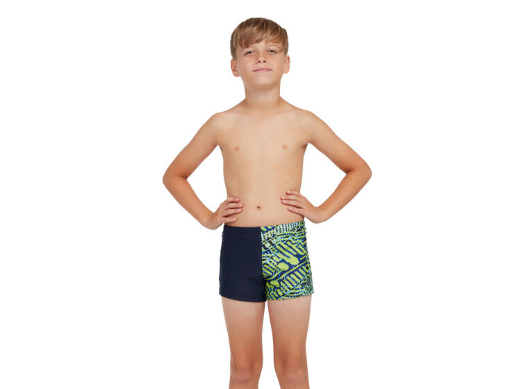 Inca Hip Racer Badebukse jr 152cm Zoggs | Blå/Flerfarget | Ecolast 