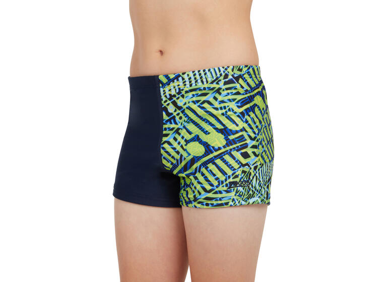 Inca Hip Racer Badebukse jr 152cm Zoggs | Blå/Flerfarget | Ecolast 