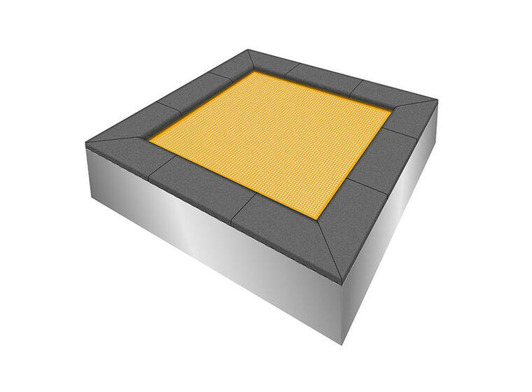Nedfelt trampoline Kindergarten XL Til barnehager 