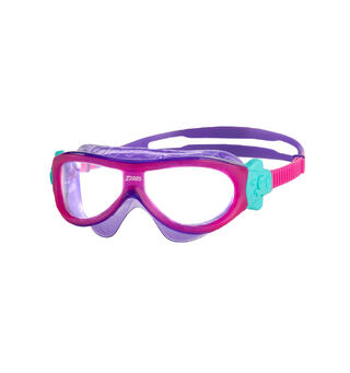 Phantom Kids Mask Sv&#248;mmebrille barn Zoggs 2-6 &#229;r | Klar linse | Rosa/lilla
