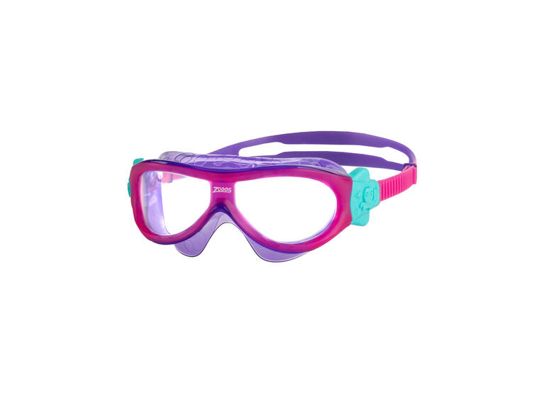 Phantom Kids Mask Svømmebrille barn Zoggs 2-6 år | Klar linse | Rosa/lilla 