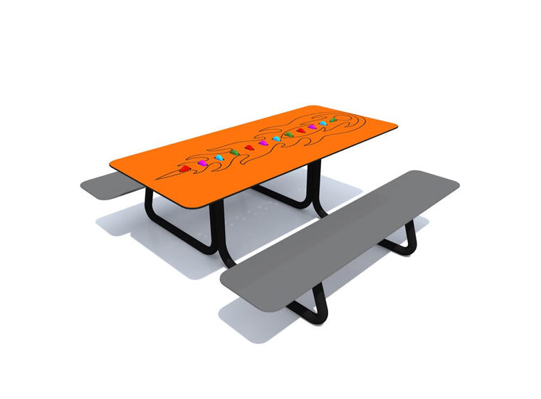Piknikbord Festo Lumo Tilpasset rullestol | Lekeplass 