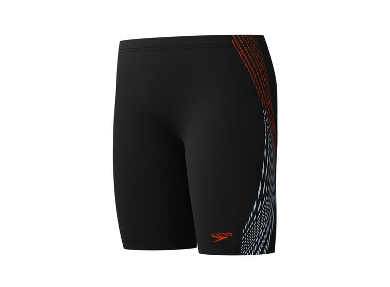 Plastisol Jammer Badebukse jr 140 Speedo | Svart/Oransje | EnduraFlex 