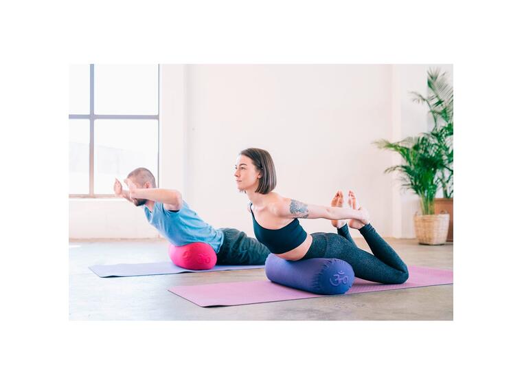Yogabolster Blå Gir støtte og stabilitet 