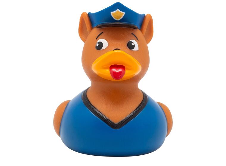 Badeand Politihund 