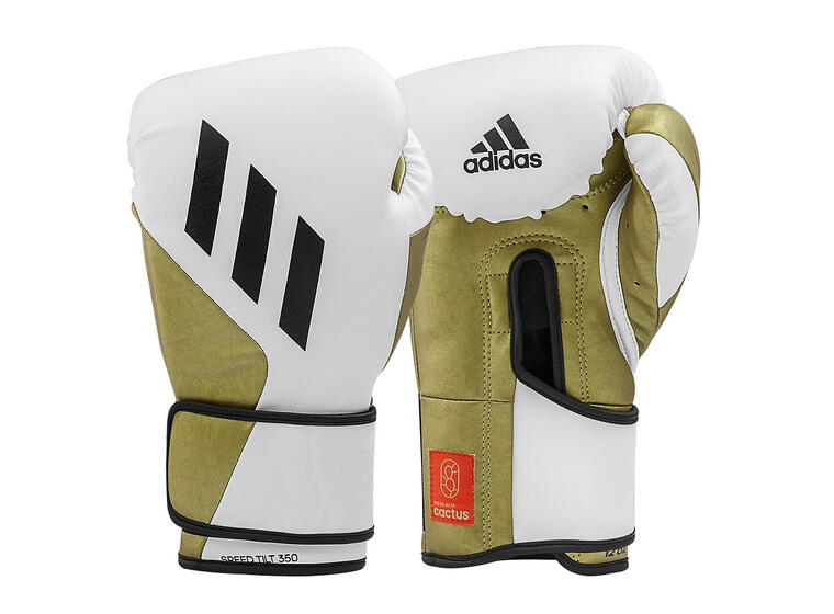 Boksehansker Adidas Speed Tilt 350 14 oz Treningshansker | Hvit/ Gull 