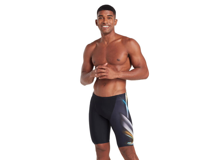 Chromium Jett Jammer Badebukse 40 Zoggs | Svart/Flerfarget | Ecolast + 