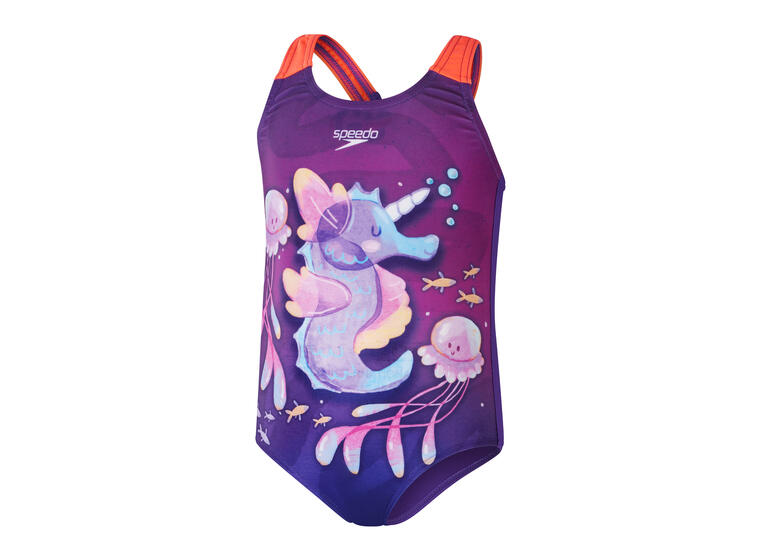 Digital Printed Badedrakt jr 104 Speedo | Lilla | Endurabrite 