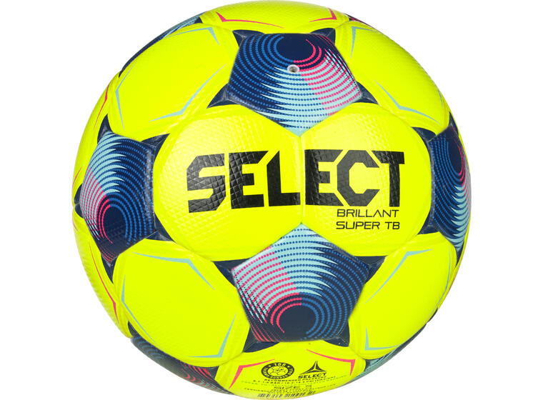 Fotball Select Brillant Super TB V25 FIFA Quality Pro Matchball | Gul/Blå 