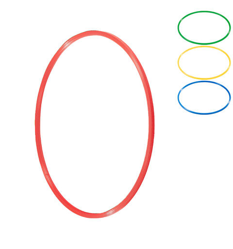 Gymnastikkring Pvc 60 cm 60 cm flat ring med kant-profil