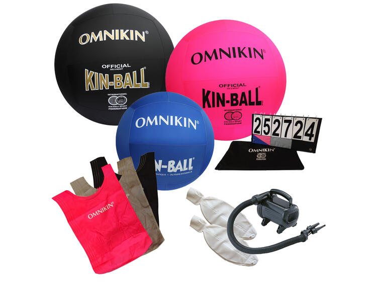 KIN-BALL® introduksjonspakke XL 2 stk 122 cm, 1 utendørs og  tilbehør 