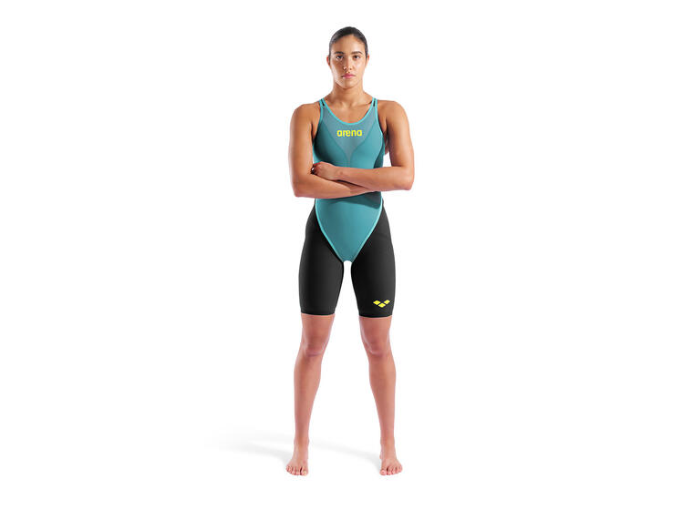 LTD PWS Carbon Glide Open Back 26 Arena | Svart/Grønn | Konkurransedrakt 