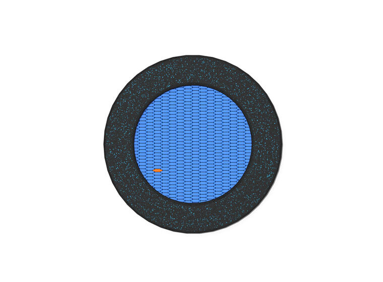 Nedfelt trampoline Buglo 191x191 cm Til offentlige lekeplasser 