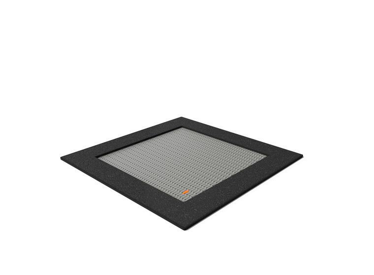 Nedfelt trampoline Buglo 210x210 cm Til offentlige lekeplasser 