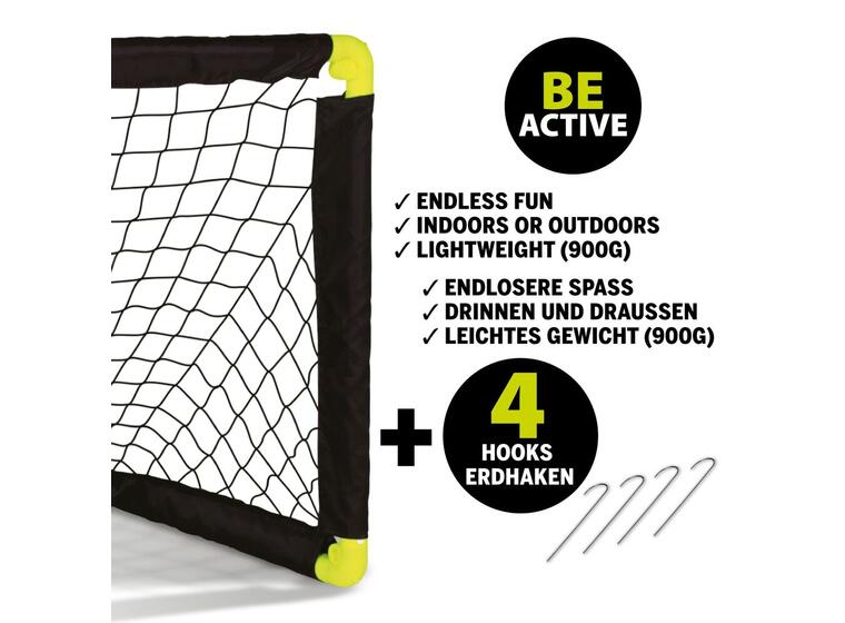 Schildkröt Fotballmål | 1 stk 90x60 cm | Sammenleggbart mål 