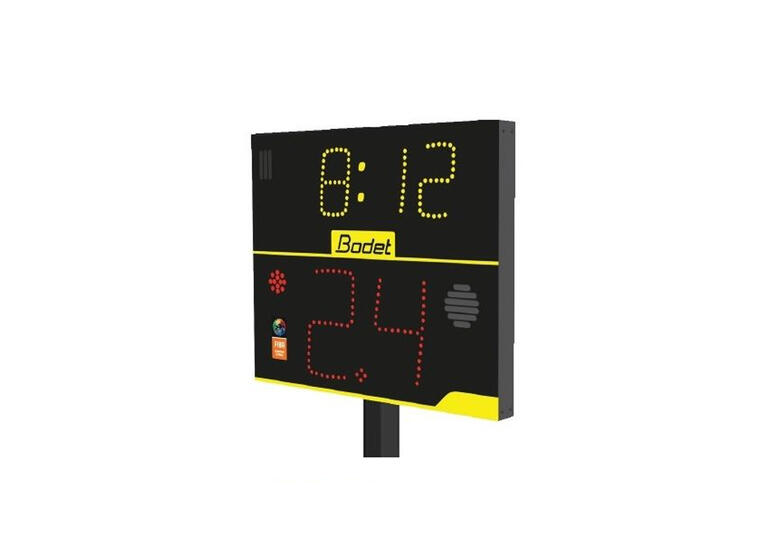 Skuddklokke Bodet 8006 - FIBA Level 2 1 sidet | Med brakett for montering 