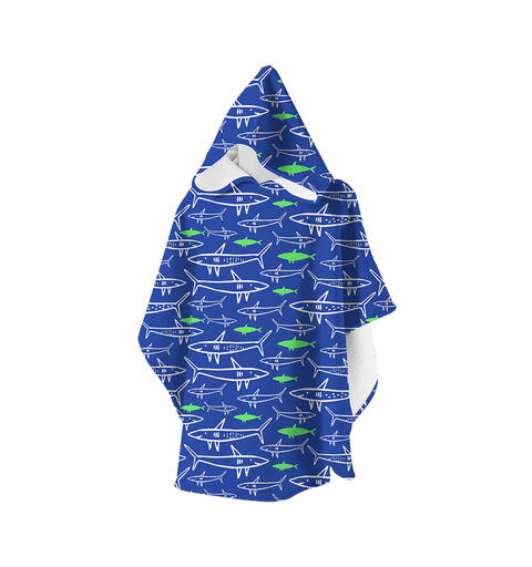 Slipstop Badeponcho Jaws Badeh&#229;ndkle barn | Onesize 2-8 &#229;r