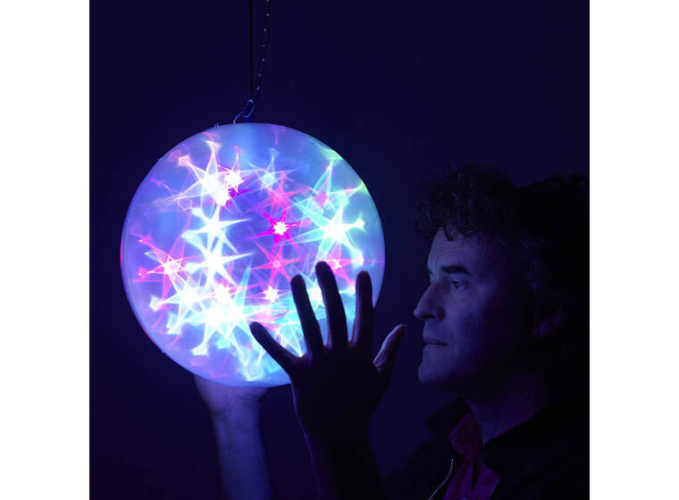 Spangalorb lampe Lysende kule 