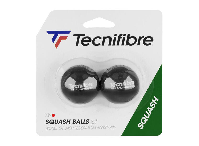 Tecnifibre Squashball Red Dot (2) Medium sprett | Litt trente 