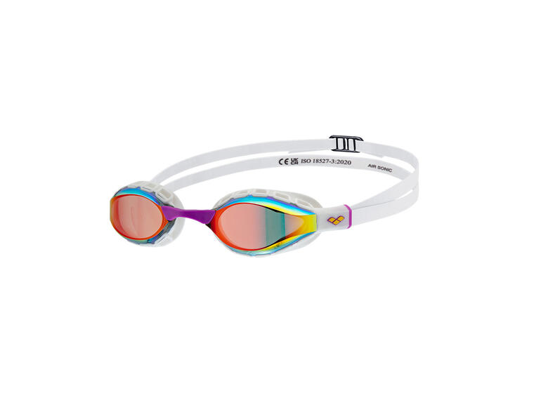 Air Sonic Mirror Svømmebrille Arena | Speillinse/Hvt | Racing brille 