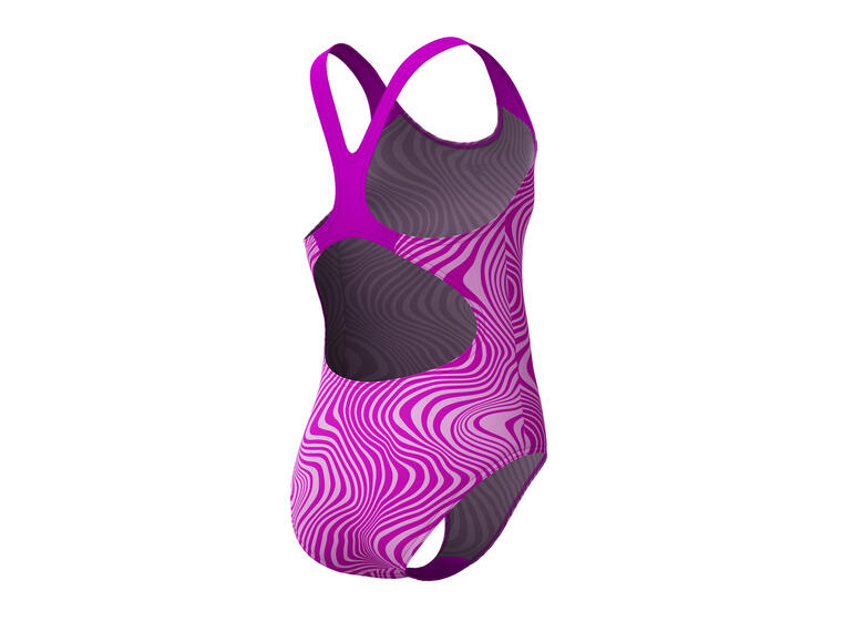 Allover Digital Badedrakt jr 116 Speedo | Rosa | EnduraFlex 