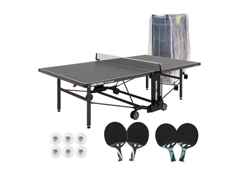 Bordtennispakke ute All Terrain Bord m/nett | Baller | Racketer | Trekk 