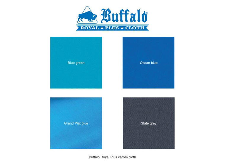 Carombord Buffalo Brussel 230 Svart Uten varme | Velg farge på duk 