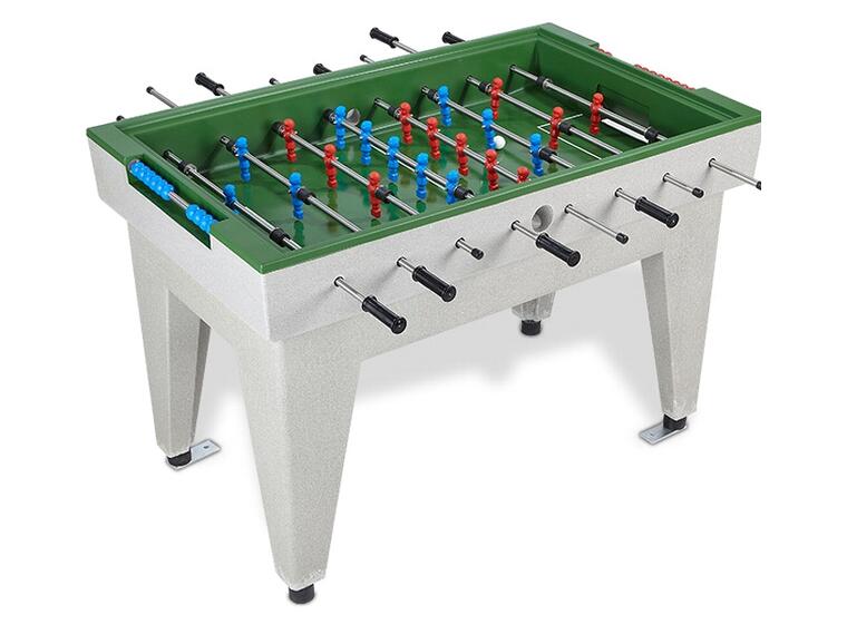 Fotballspill i polymerbetong | Grønn Utendørs fotballspill | Foosball 